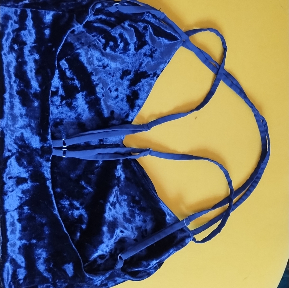 Handmade Velvet Bralette Top